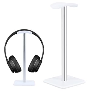 ZORBES® Headphone Stand Desktop Headset Stand Durable Gaming Headphones Holder for PC Gamer Headset Accessories White