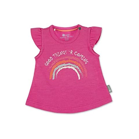 Sterntaler Baby Girls' Rainbow T-Shirt, Pink Cover