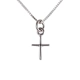 Beloved Child Goods Sterling Silver Cross Necklace for Babies & Kids-A Great Heirloom Baby Shower, BaptismChristening Gift.