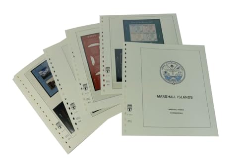 Feuilles pré-imprimées LINDNER Iles Marshall écrin philatélique