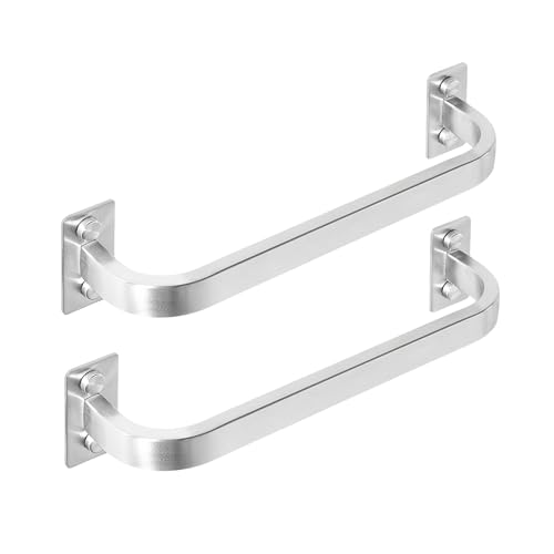Mooche 2Pack Bathroom Towel Bar, 10 inch Towel Racks, Brushed