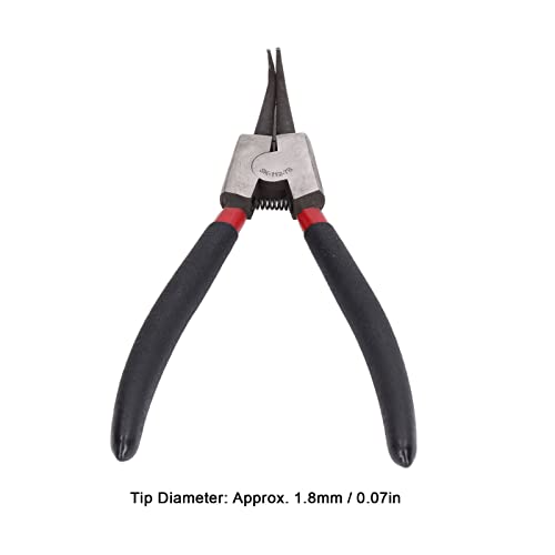 Alicate para anel de retenção interno/externo para serviço pesado alicate com mandíbula reta/dobrada