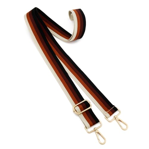 Image of ZOOEASS Wide Shoulder Strap Adjustable Replacement Belt Guitar Style Crossbody Bag Handbag Strap Multicolor Canvas Straps(Wide:1.5in)(Color34)