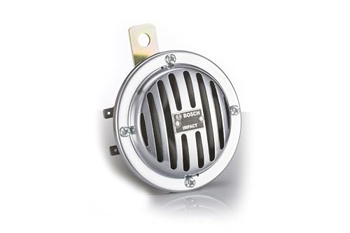 Image of Bosch FC4 Disc Horns Horn Silver Colour 12 V Set of 2 For Car, LCV,3-Wheeler,Bike