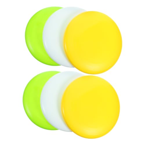 WOONEKY 6pcs Disc Golf Disc Set Beginner Kit Driver Midrange Putter Small Pe Material Lightweight Portable