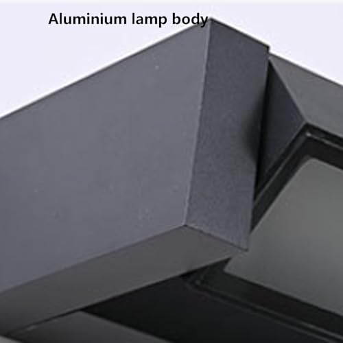 Apliques de pared exterior e interior lámpara LED moderna de pared IP65 blanca 4