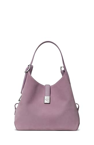 Deco Pebbled Leather Crossbody Tote
