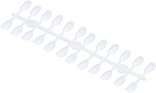 Cartão de cor de manicure profissional aplicável, cartão de cor de unha, loja de manicure salão de beleza salão loja para casa(Cor transparente)