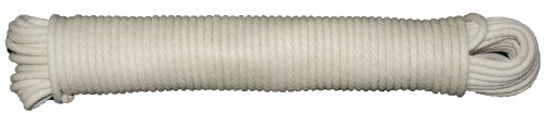 T.W Evans Cordage 46-075 Number-7 7/32-Inch Buffalo Cotton Sash Cord 50-Feet Hank by T.W . Evans Cordage Co. - Used condition - US$10.16