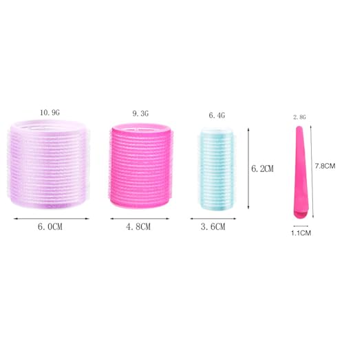ieron 30 Pcs Hair Hook and Loop Rollers with Clips - Image 3