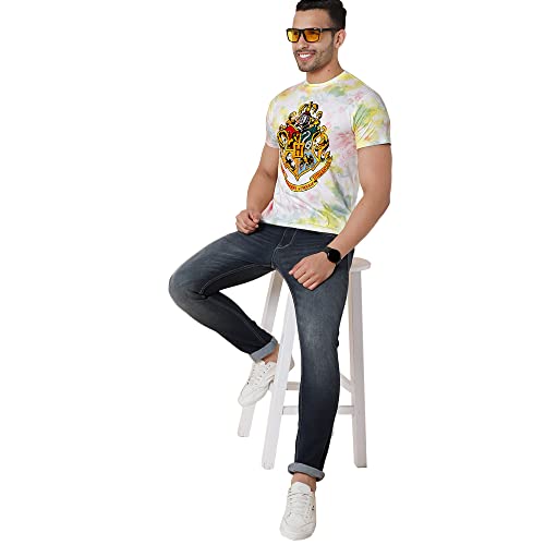 Image of Free Authority Harry Potter Printed Regular Fit Red Cotton Men's T-Shirt