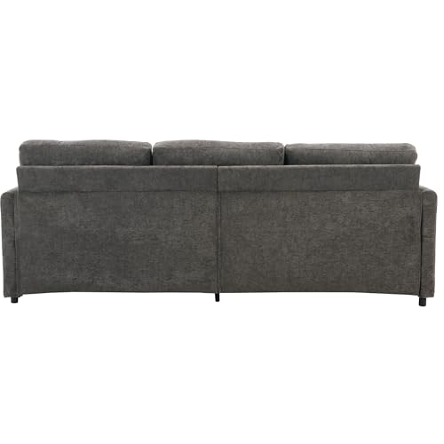 2 Pieses Modern Sofa Sets Plush Chenille Upholstered Cloud Cushions Sofa&Couch Include 3 Seaters Couch and Loveseat Sofa with 4 Lumbar Pillows for Home Apartment Office Living Room Furniture Sets