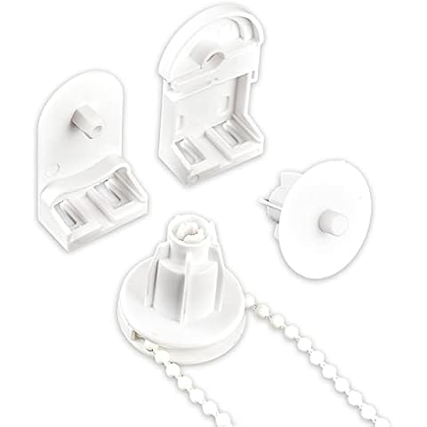 Roller Blind Fittings,Blind Brackets 25mm Child Safe Plastic Spare Roller Blind Replacement Repair Kit for Windows Eplacement Repair Cover