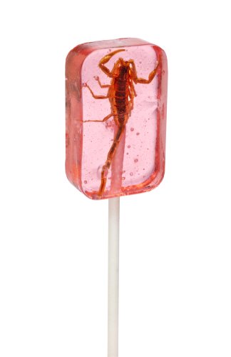 Hotlix Strawberry Scorpion Lollipop
