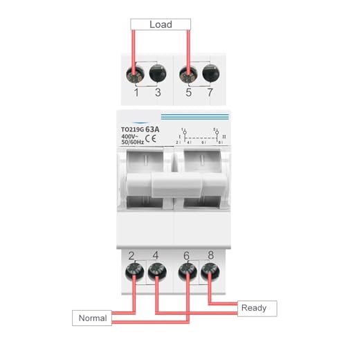Commutateur de transfert manuel MTS 2P 63A TO219G double puissance - 6