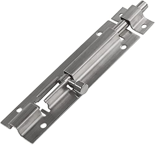 Cerradura Deslizante de Acero Inoxidable, Pestillo de Cerradura for Puerta corrediza con Perno Combinado for Puerta Interior de 2 a 4 Pulgadas(4 Inches)