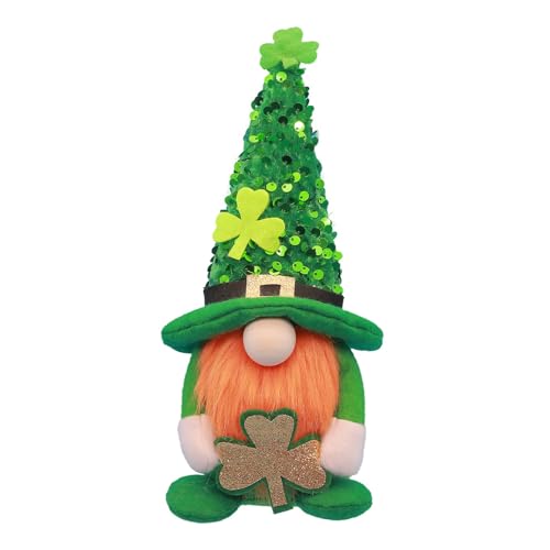 Patricks day gnomi peluche decorazione senza volto anziani festival irlandese fortuna appeso ornamento giorno di patrizio decorazione casa leprechaun verde tomtes bambola di peluche