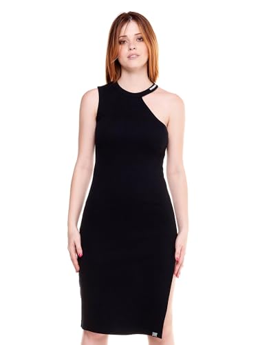 Vestido de mujer LEONE 1947 monohombro para terrazas y noches de verano
