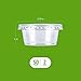 Amazon Basics Disposable Plastic To-Go Cups and Lids, Mini, 2oz, 50 Count