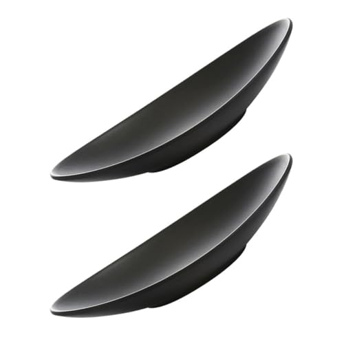 Platos Sushi Operitacx Melamina 2 piezas negro miniatura 1