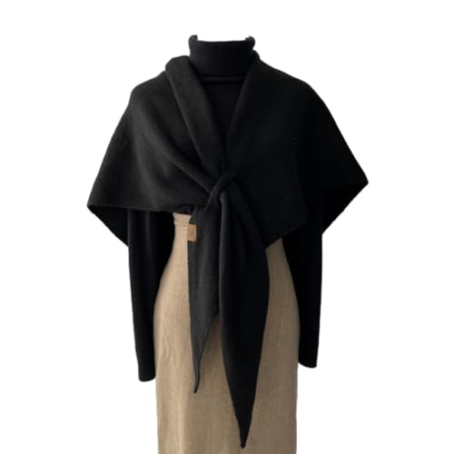 Apparent Shawl, Subsequenti Shawl, Women's Solid Color Scarf, Triangle Sweater Sweater Scarf, Warmer Winter Fall Accessory4