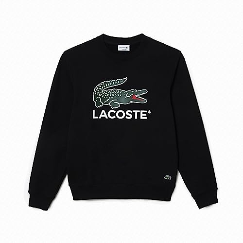 Lacoste Herren Sh1281 Sweatshirt, Schwarz, M