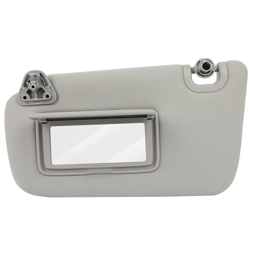 CCIYU Left Driver Side Sun Visor(Without Sunroof), Fit for 2013 2014 2015 2016 2017 2018 2019 for Nissan Sentra, Sun Visor for Car Windshield Replace 268-11645L (Gray)