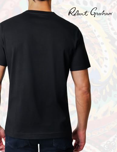 Robert Graham Men's Short Sleeve Crew Neck Cotton T-Shirt3