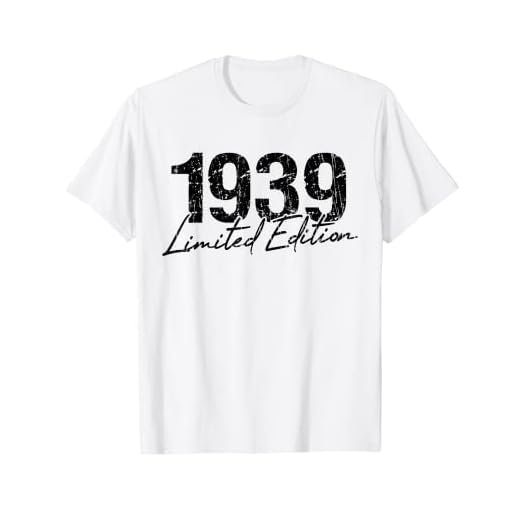 Cumpleaños 1939 Edición limitada Regalo Usado Grunge Vintage Camiseta