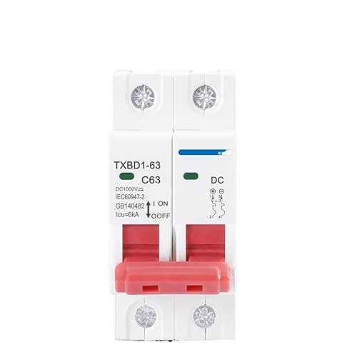 Disjoncteur solaire 2P DC 1000V contre les arcs électriques et surcharges 20A