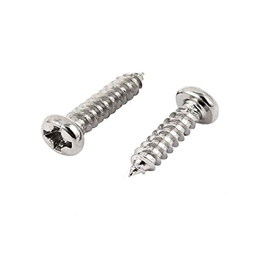 100 tornillos autorroscantes acero inoxidable M3x12mm miniatura 2