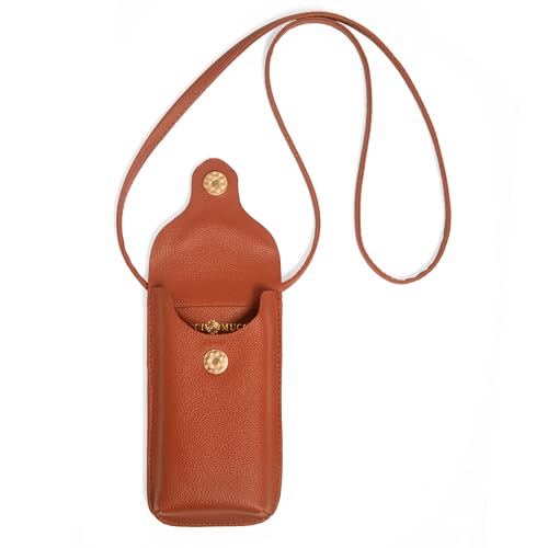 Image of SACCI MUCCI Cellosucci Phone Bag | Vegan Leather Mobile Crossbody Bag for Women | Adjustable Strap Compact Premium Design
