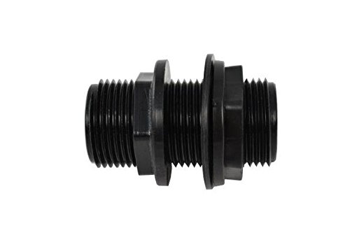 Set Collegamento Per Barili Pioggia 50 Cm - Tubo E Raccorderia Per Unire 2 Botti, Fascette Acciaio Inox