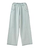 [エックスガール] ブリーチドスウェットパンツ BLEACHED SWEAT PANTS 105254031002 LtBLUE S