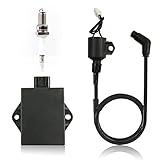 Ignition Coil CDI BOX Spark Plug For Polaris Hawkeye 300 2007-2008 2010-2011 Sportsman 300 2008-2010 3089978 3089860 3089910
