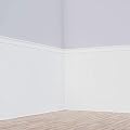 Ekena Millwork WPKP40NGD 40" Height Deluxe Shiplap with a Nickel Gap 8' Length PVC Wainscoting Kit, 41-5/8"