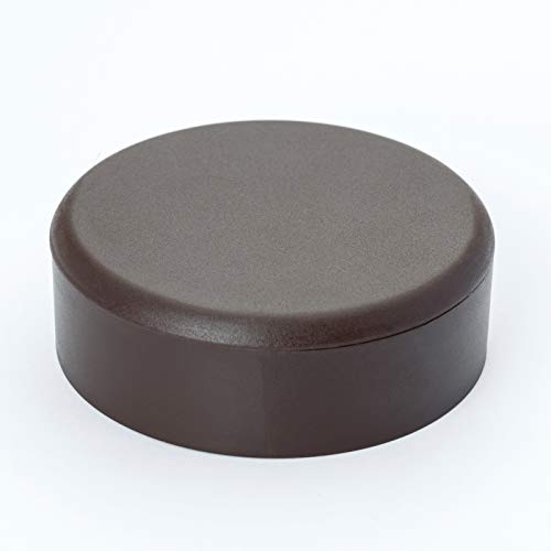 ORION LIGHTSTYLE Caja de distribución de PVC para techo, roseta, caja de derivación cubierta, marrón, 1 pieza, redonda, 70 mm