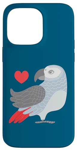 Parrot Love �g���s�J�� �A�t���J �O���[ �� �Ԃ��n�[�g �X�}�z�P�[�X iPhone 14 Pro Max �p