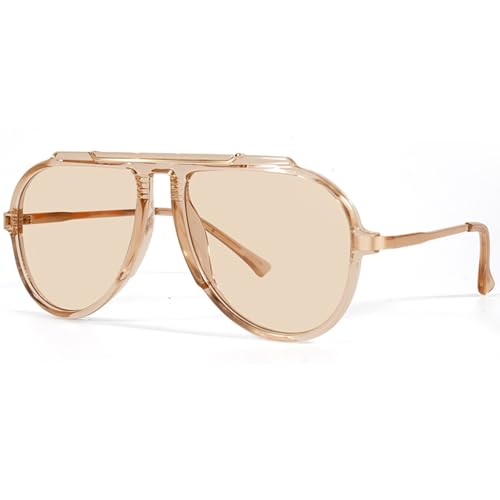 Oversized Vintage Aviator Sunglasses