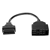 E-Car Connection 22 Pin OBD to 16 Pin OBD2 Diagnostic Adapter Connector Cable for Toyota Car