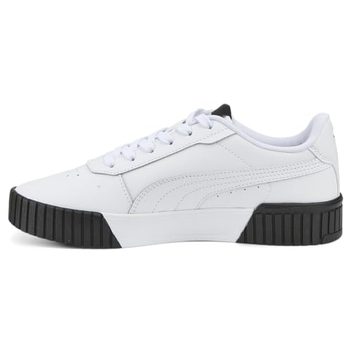 Image of PUMA Womens Carina 2.0 Lace Up Sneakers Shoes Casual - White - Size 6.5 M