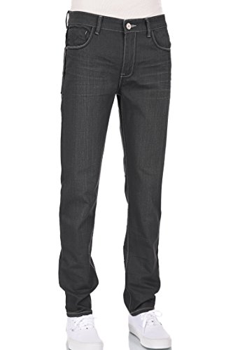 Eagle Blue Jeans Men Grey Coating Slim Straight Jeans