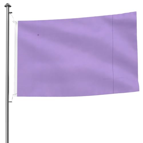 Drapeau imprimé lavande double face en polyester résistant pour la décoration extérieure de jardin - 2