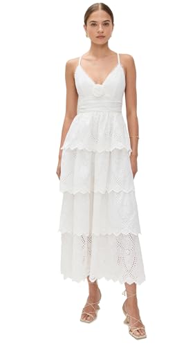 ASTR the label Women's Faeryn Dress, White, M
