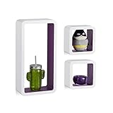 Universal: Dekorative Cube Regale im Wohnzimmer - Kinderzimmerregale - Stabile Ablagen im Flur