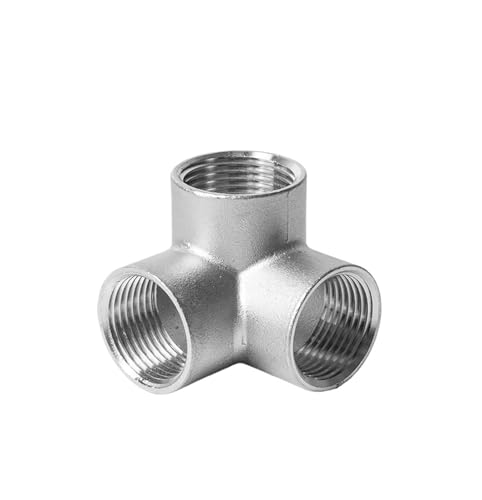 Raccord à trois voies en acier inoxydable 304 G3/8 diamètre 15mm pour tuyauterie de plomberie