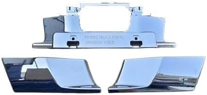 日野 17'レンジャーH29.5～ON メッキ バンパーミドル装飾ブロック バンパートリム メッキバンパーガーニッシュ トラック用品