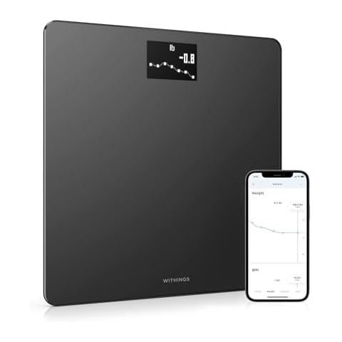 Withings Body - Digital Wi-Fi Smart Scale with Automatic Smartphone App Sync, BMI, Multi-User Friendly, with Pregnancy Tracker & Baby Mode Cover