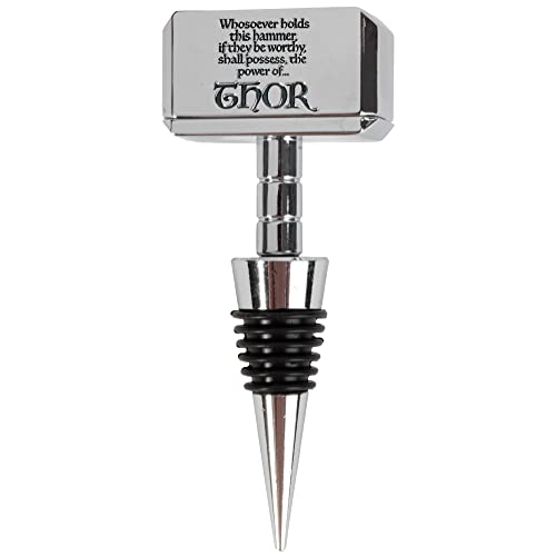Stopper W/engraved Mjolnir - Fits Any Bottle - Officially Li