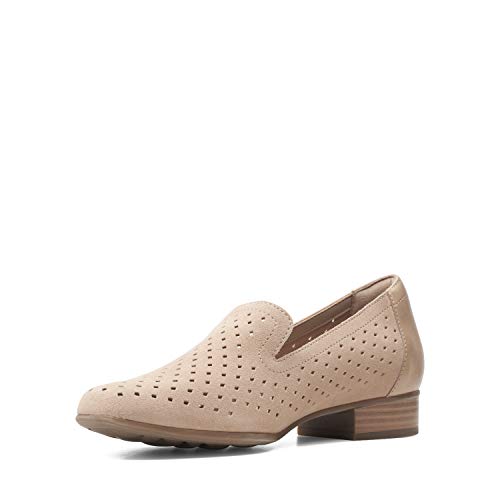 Clarks Womens Juliet Hayes Loafer Flat, Sand Suede, 7.5 Us #TOP7